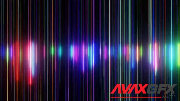 MA - Colorful Flashing Neon Lines Loop 1400053