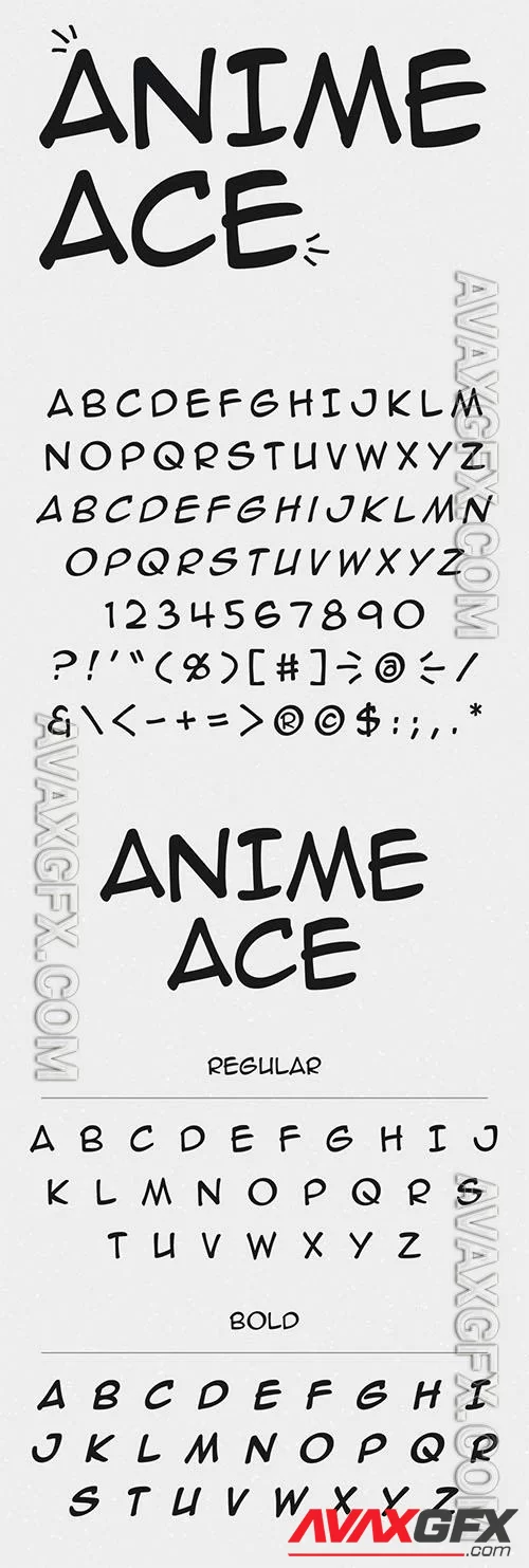 Anime Ace Font