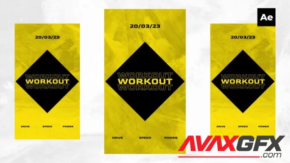 Workout Social Media Stories 46809242 [Videohive]