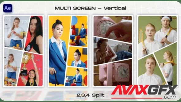 Multi Screen - Vertical 46599471 [Videohive]