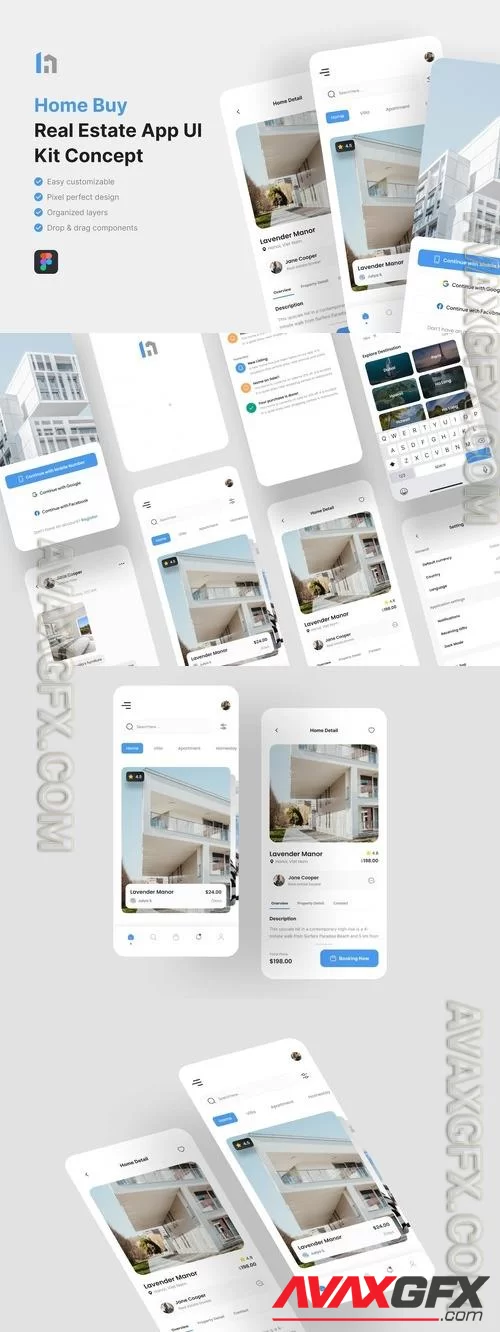 Home Buy - Real Estate App UI Kit GWYZUPX