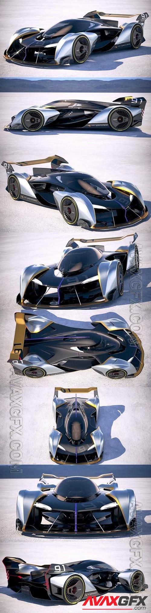 McLaren Ultimate Vision Gran Turismo - 3d model