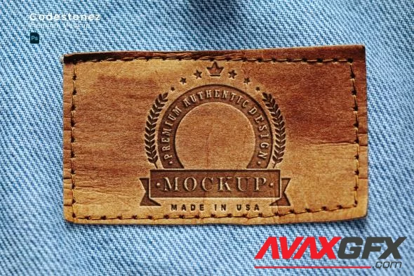 Jeans Label Mockup