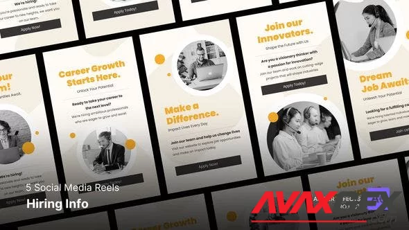 Hiring Info - After Effects Social Media Reels Template 46683401 [Videohive]