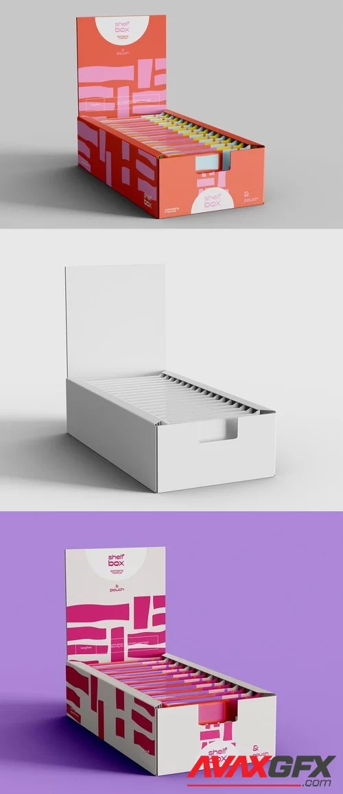 Shelf Box Packaging Mockup CQCVTW3 [PSD]