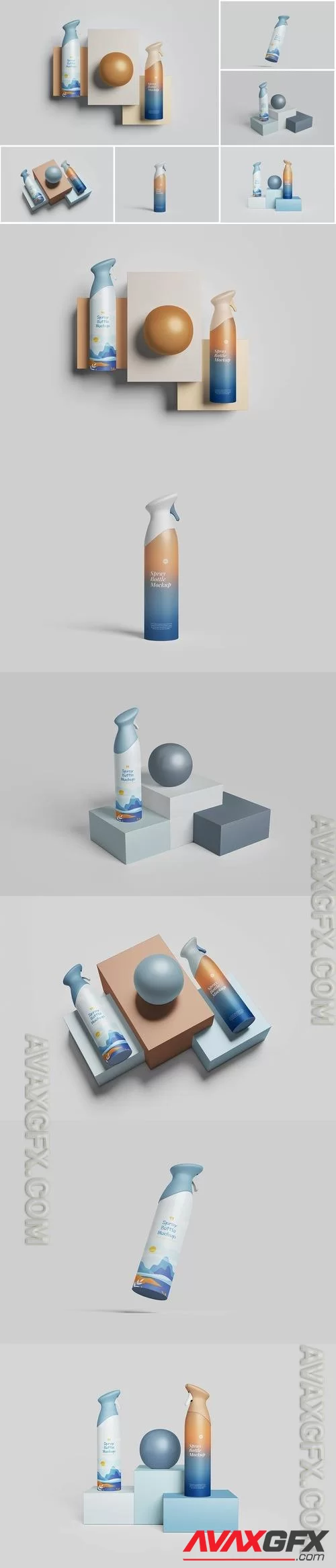 Spray Bottle Mockup XBRVYGQ [PSD]