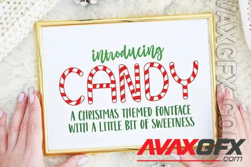 Candy Christmas - A Christmas Font