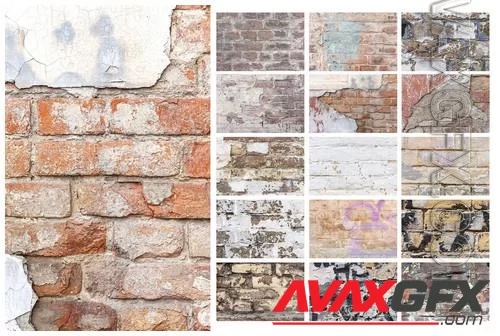 30 Different Brick Wall Texture Backgrounds