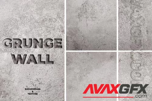 6 Grunge Wall Surface Texture Backgrounds