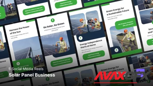 Solar Panel Business - Social Media Reels 46469983 [Videohive]