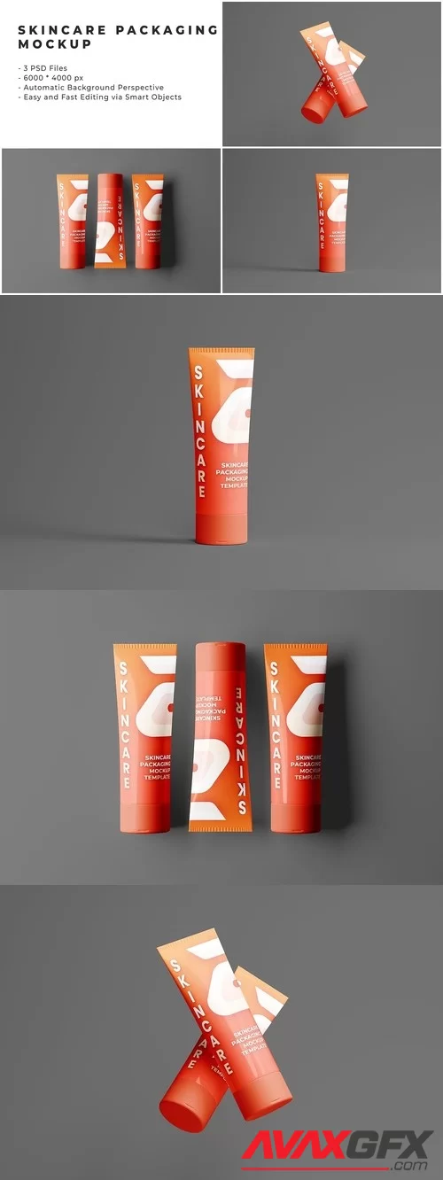 Skincare Packaging Mockup TGS8AMQ PSD