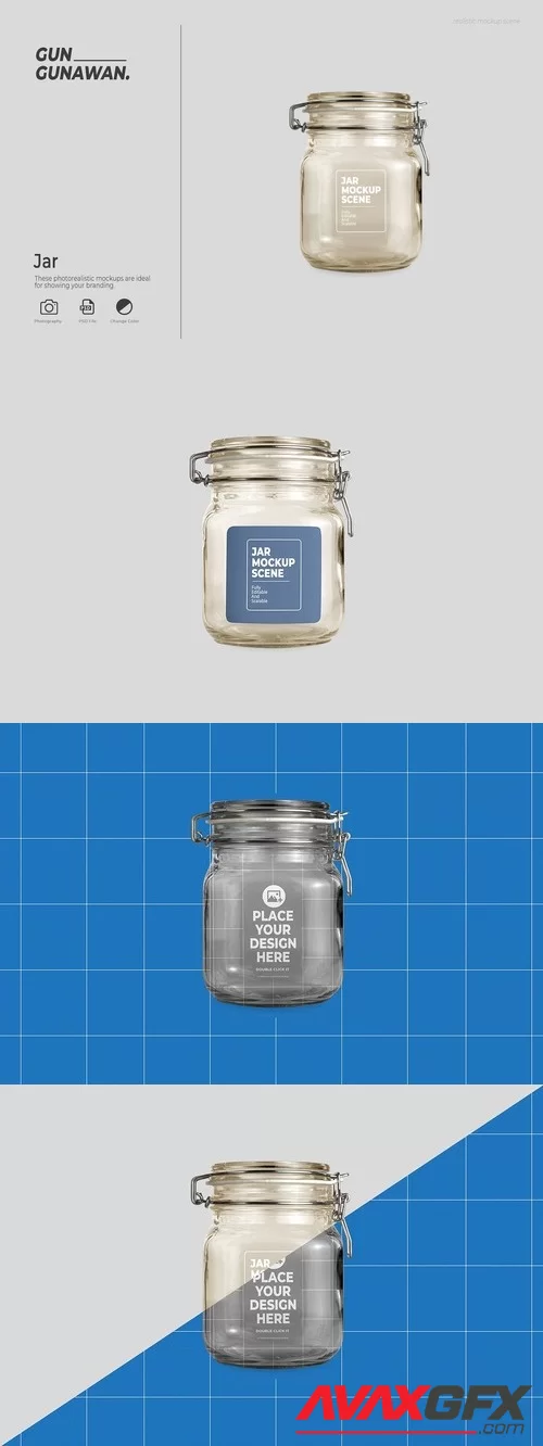 Jar Mockup QVDTDUQ PSD