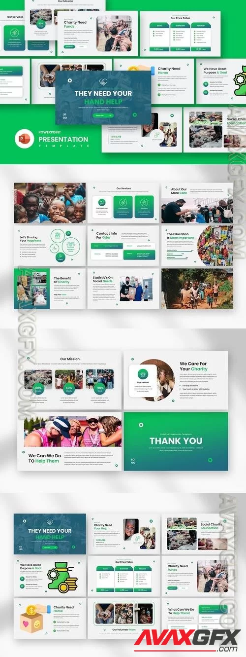 Guide Charity PowerPoint Presentation Template 8TP7JEX [PPTX]