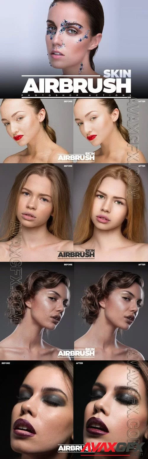 Skin AirBrush Photoshop Actions