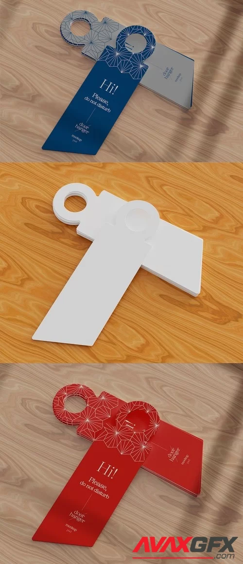 Door Hanger Mockup H9KYMB7 [PSD]