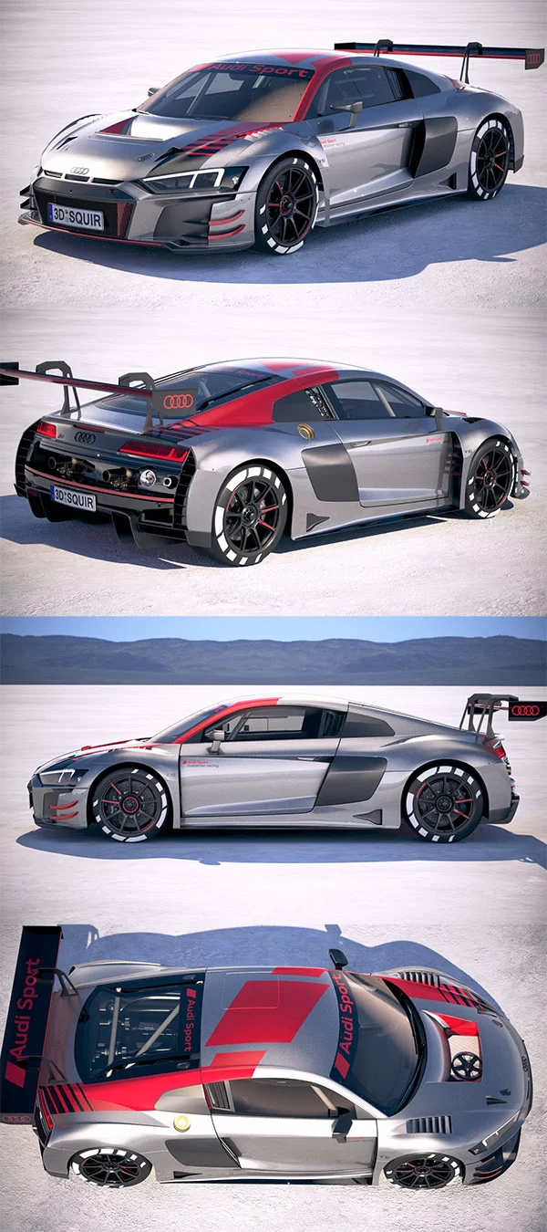 Audi R8 LMS GT3 2020 3D Model