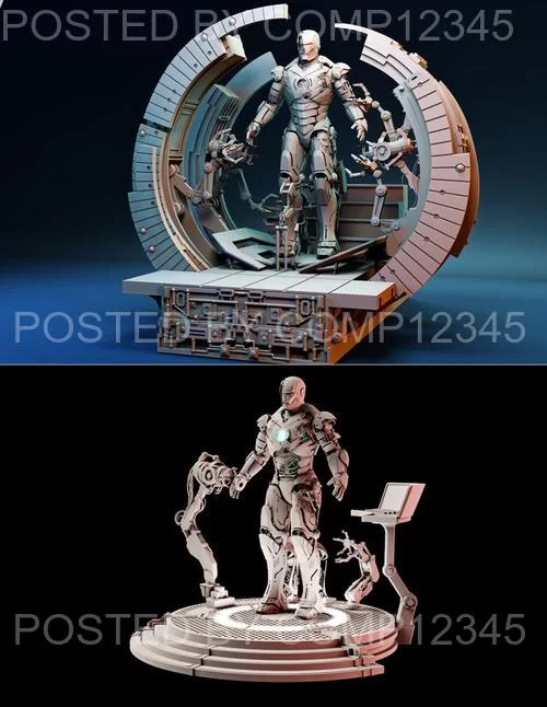 Iron Man Exploding Armor 3D Print