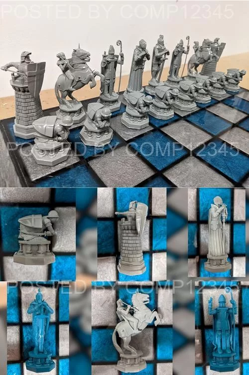 3D Print Model - Chess 3D