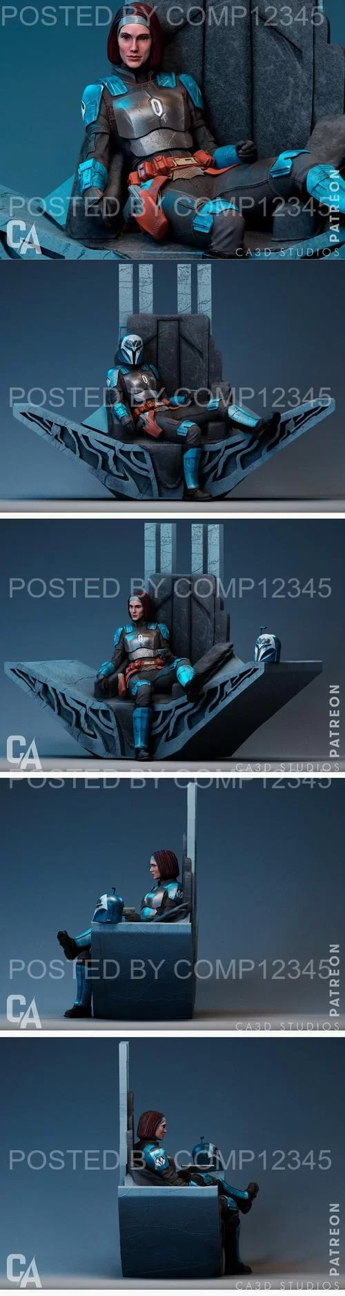 3D Print Model - Ca 3d Studios - Bo-Katan