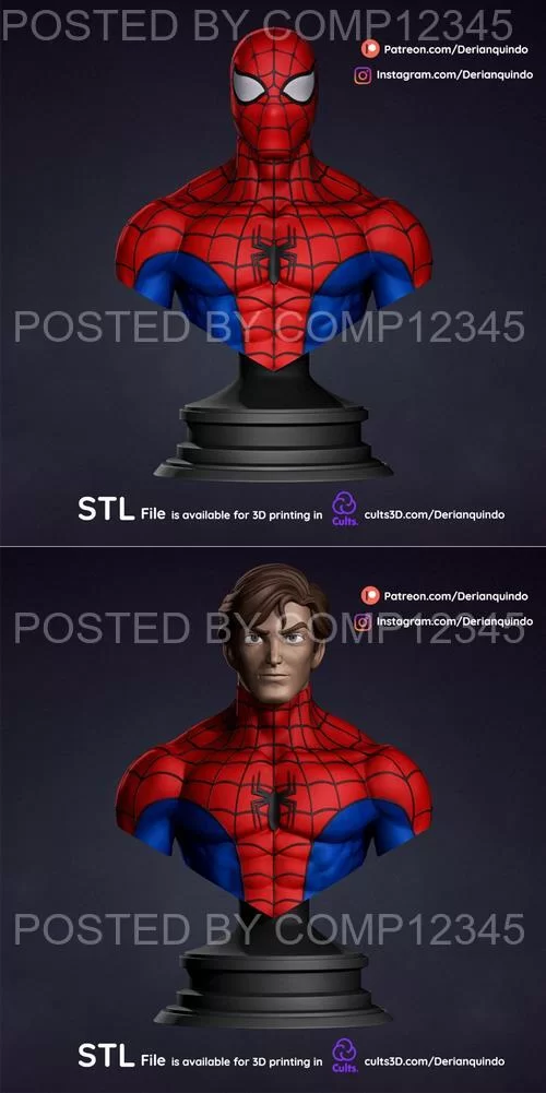 3D Print Model - Spiderman Mask 3D Print