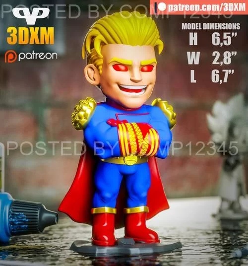 3D Print Model - Homelander Chibi