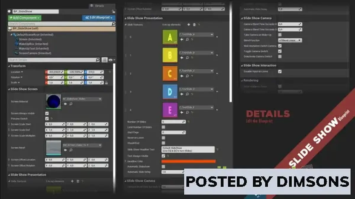 Unreal Engine Blueprints B2BP Slide Show v4.2x