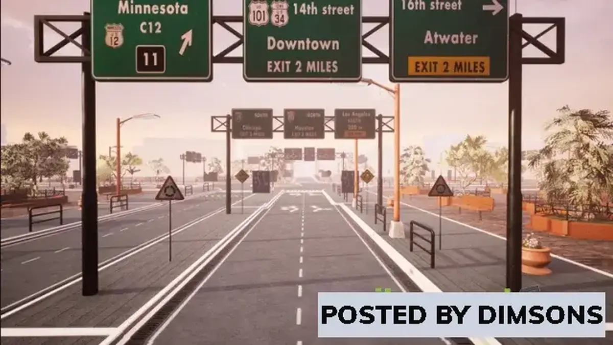 Unreal Engine Props City Boulevard Creator v4.26-4.27, 5.0-5.2