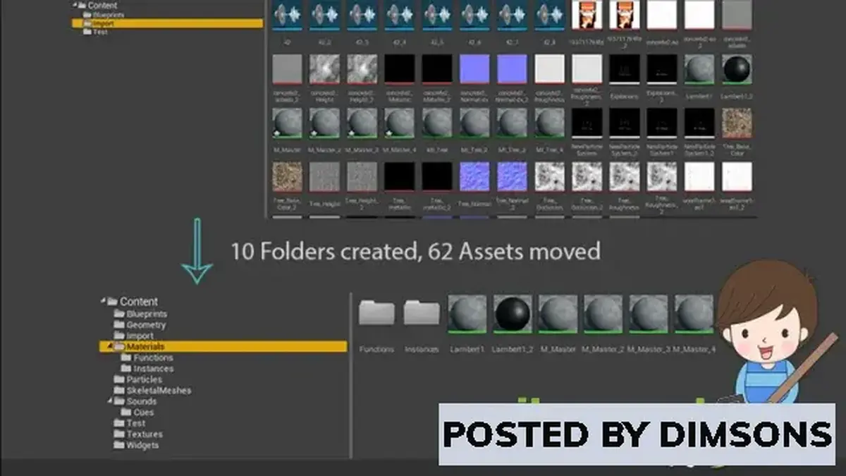 Unreal Engine Blueprints Clean me up, Scotty. Automatic project organizing tool v5.1