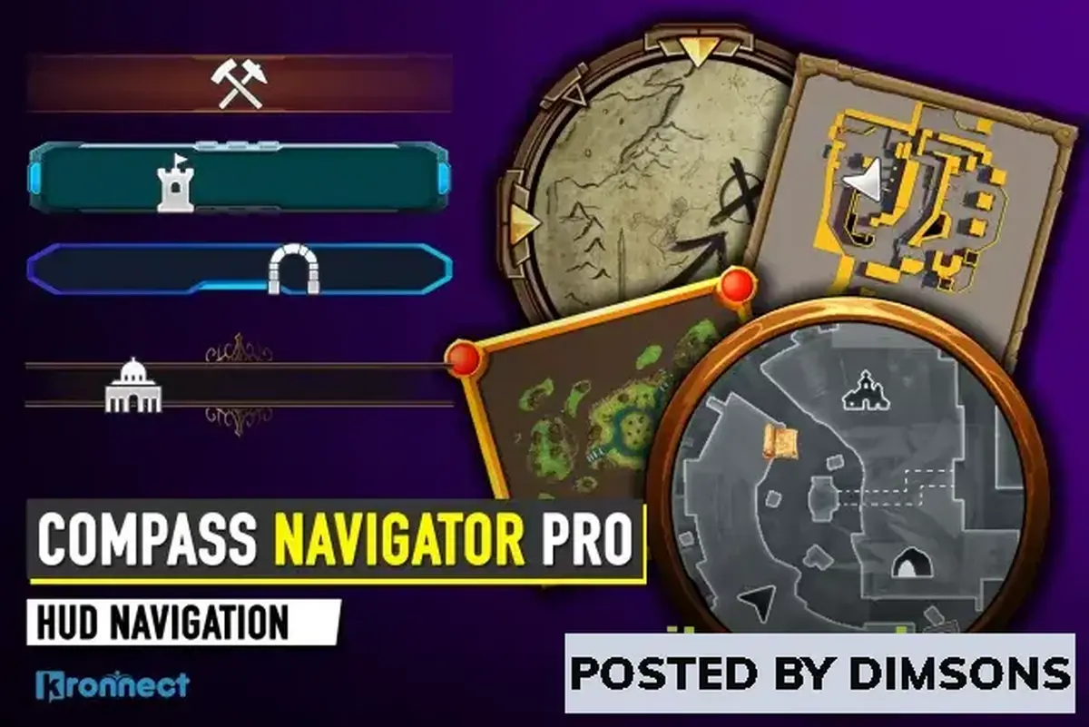 Unity Tools Compass Navigator Pro v8.6