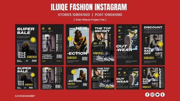 Iluiqe Fashion Instagram Template 46864203 [Videohive]