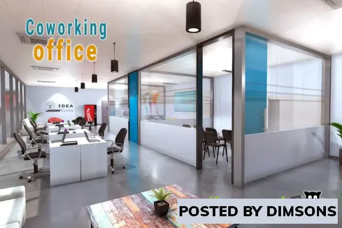 Unity 3D-Models Coworking office v1.0