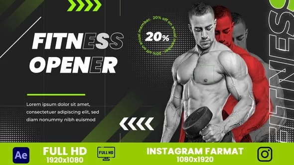 Videohive - Fitness Opener 46649087 [Videohive]