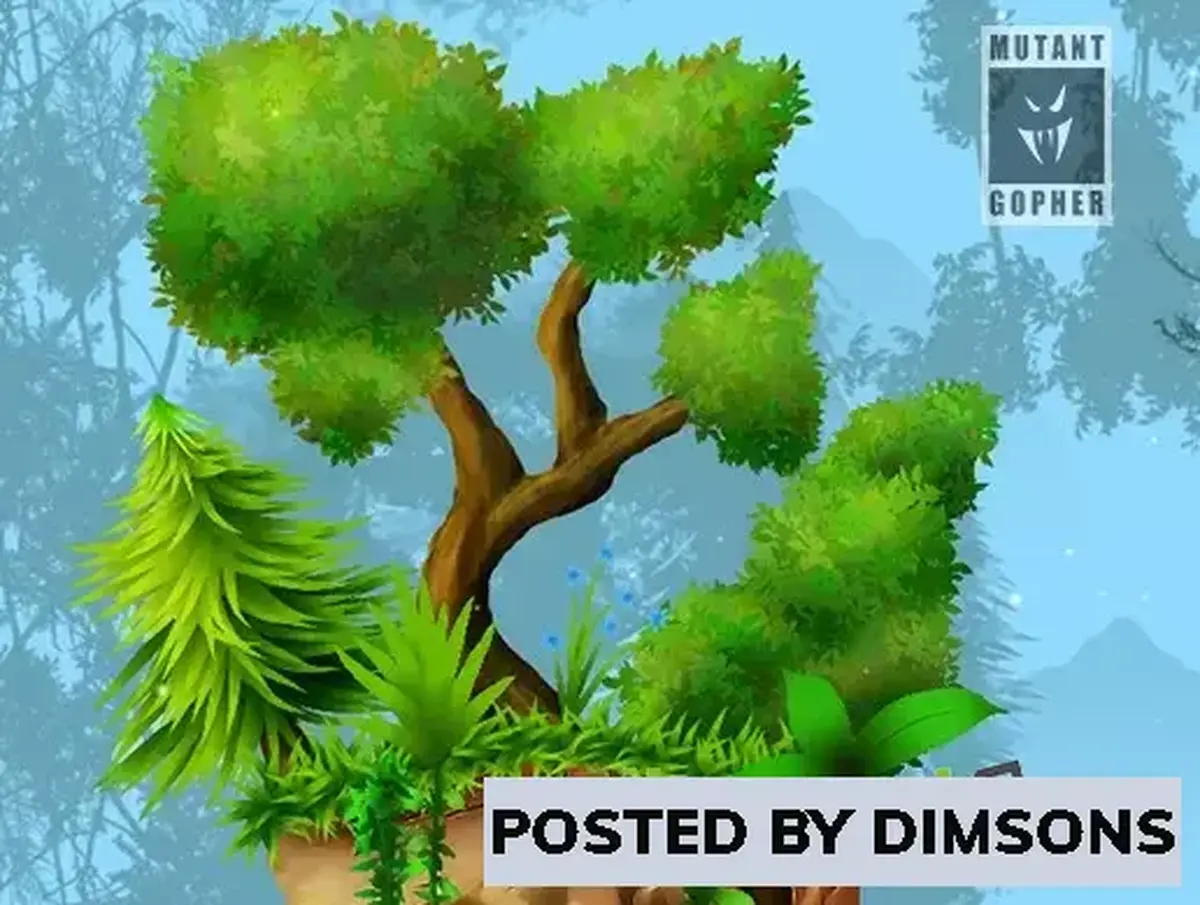 Unity 2D Forest 2D Painted Environment v2.0