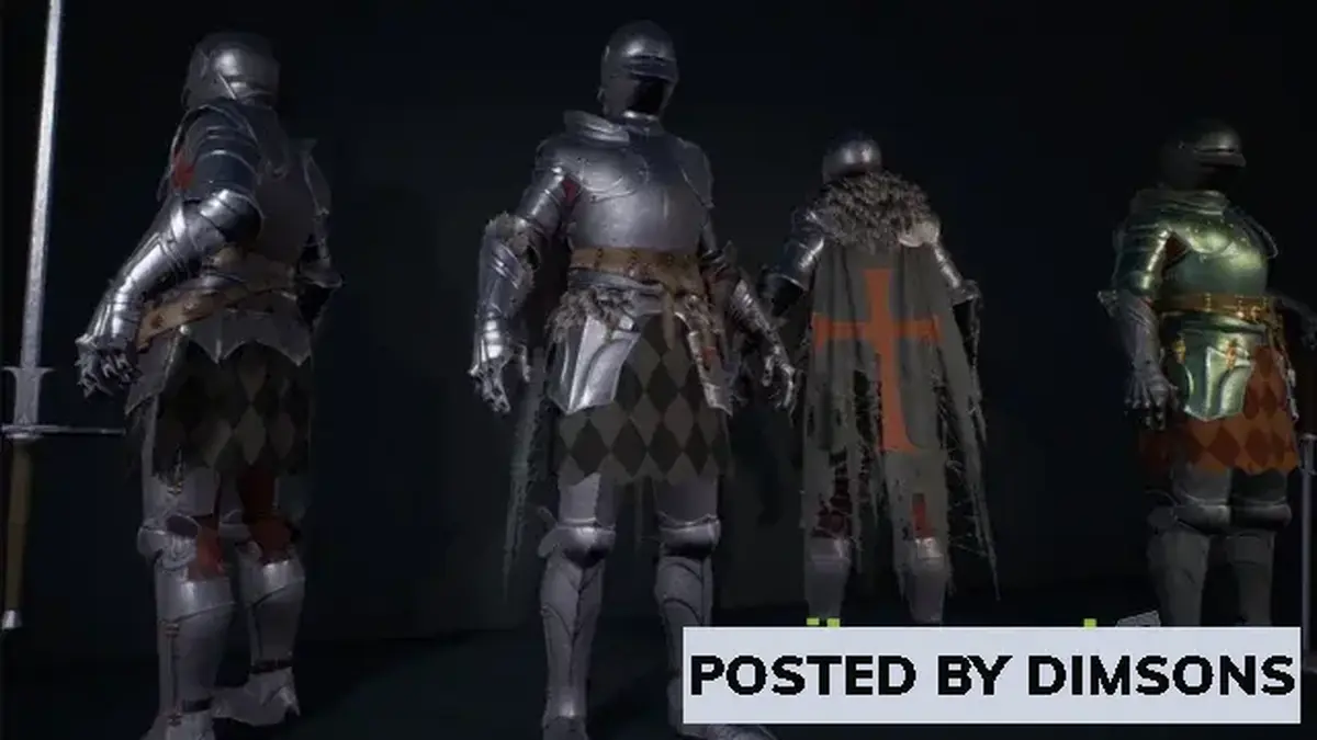 Unreal Engine Characters Gothic Knight v4.19-4.27, 5.0-5.2