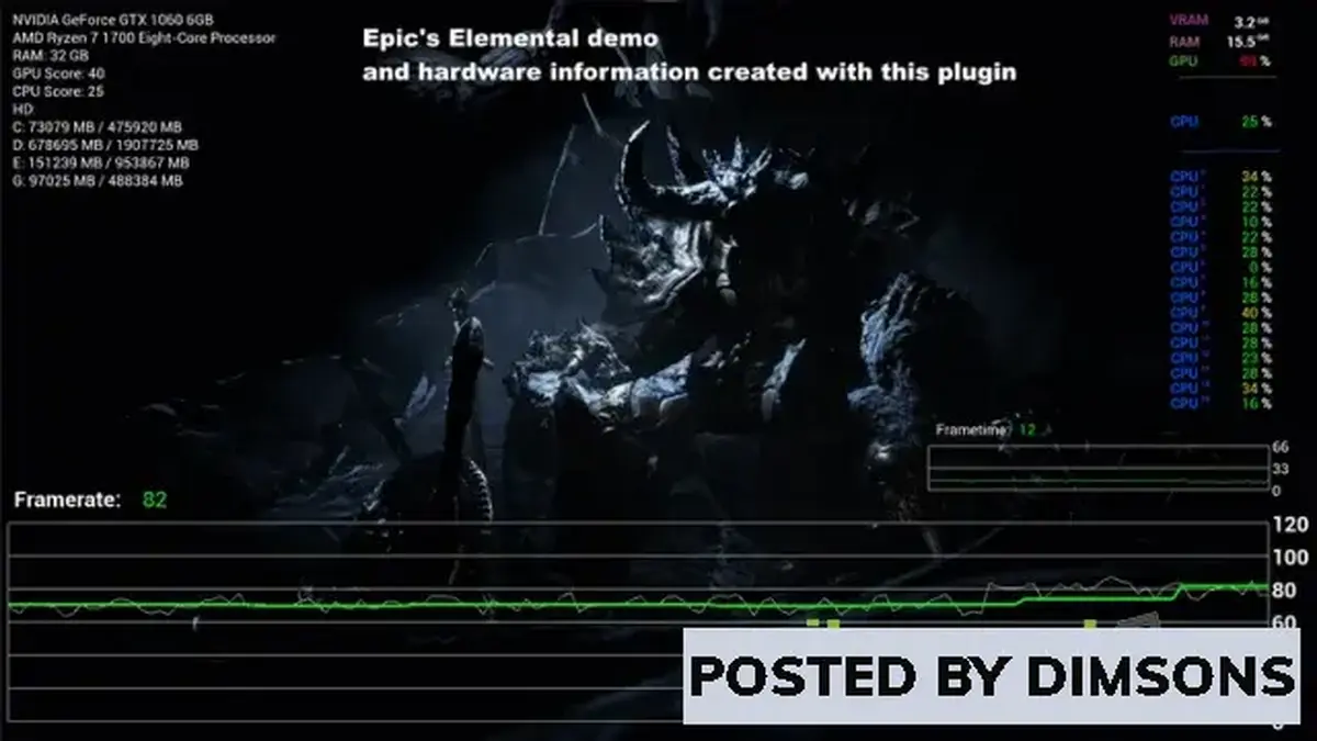 Unreal Engine Code Plugins HardwareMonitor v5.1