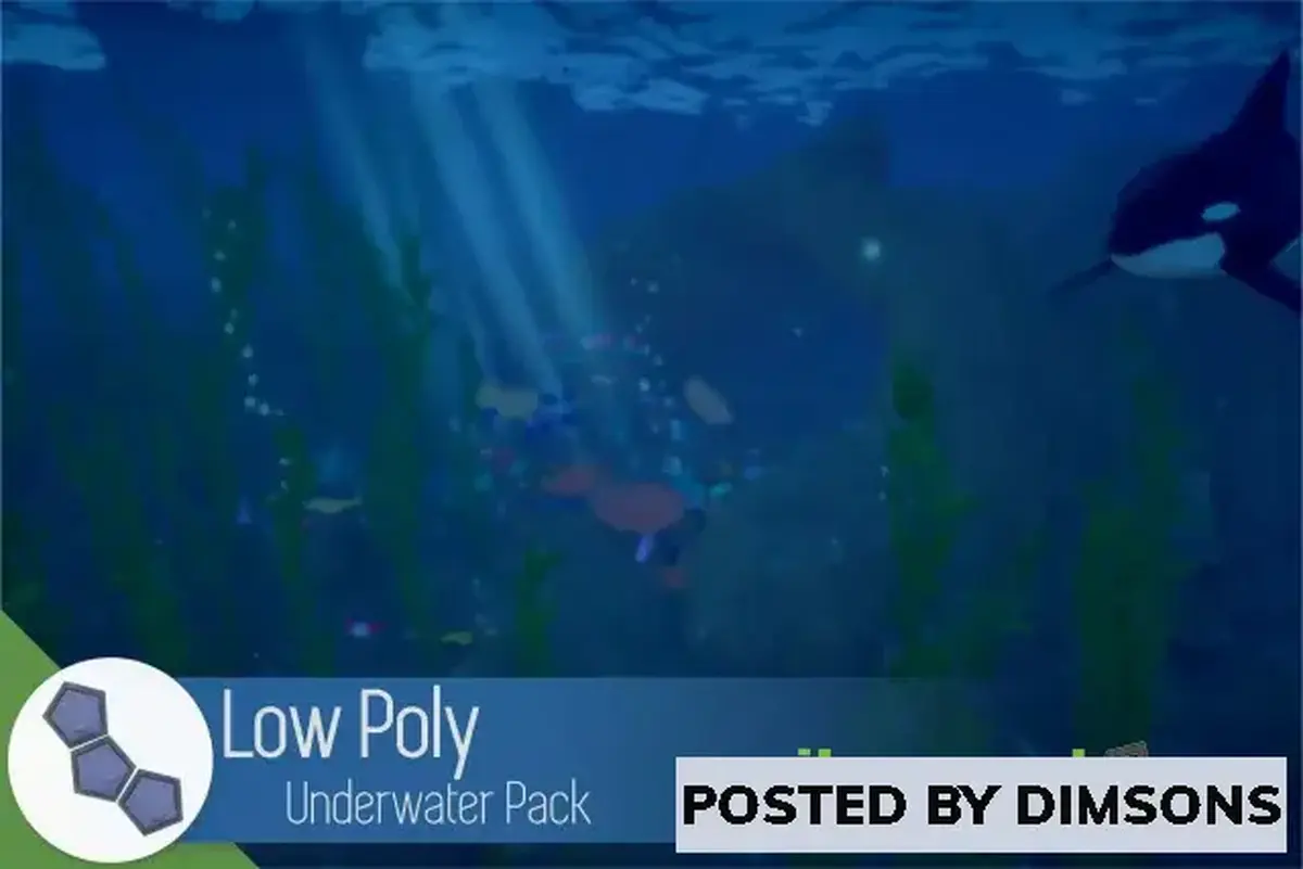 Unity 3D-Models Low Poly Underwater Pack v1.02