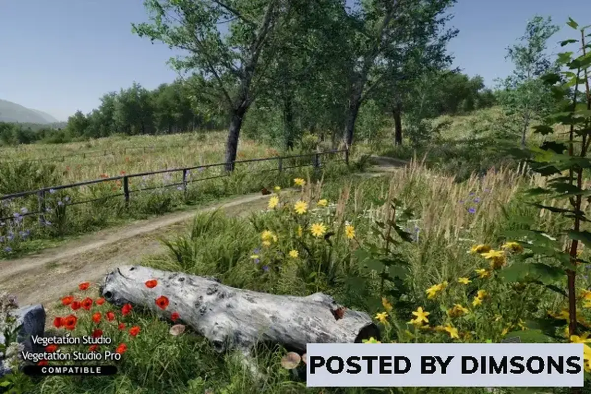 Unity 3D-Models Meadow Environment - Dynamic Nature v2.9.4