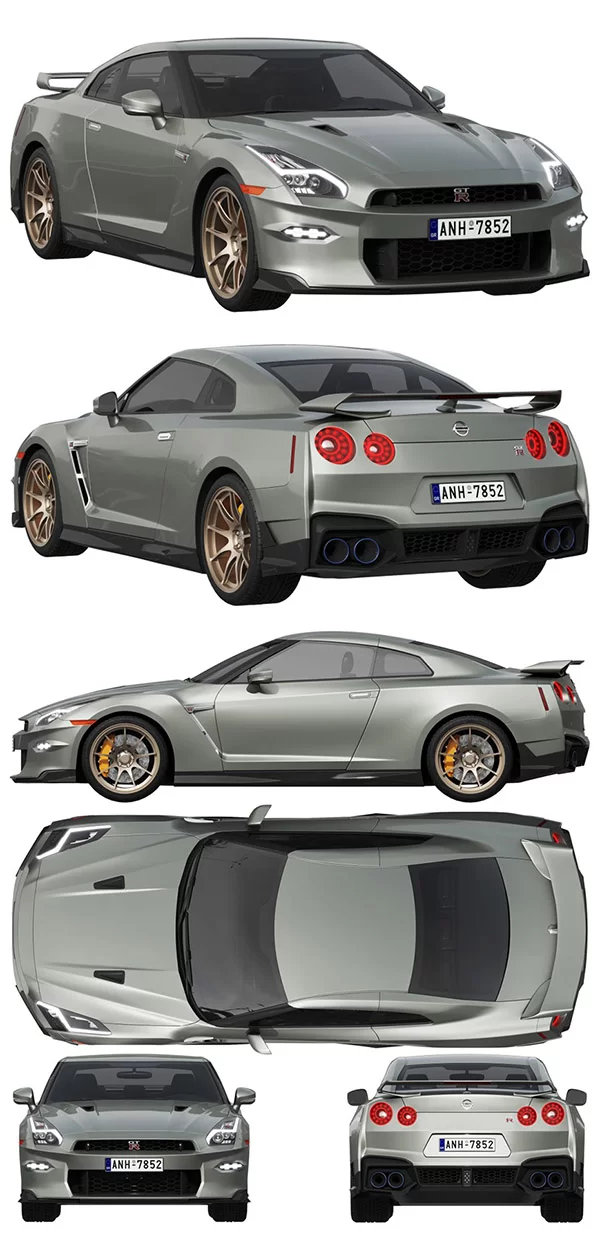 Nissan GT-R 2024 3D Model