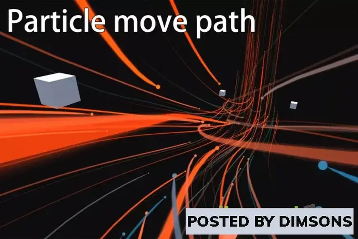 Unity VFX Particles Particle move path v1.1