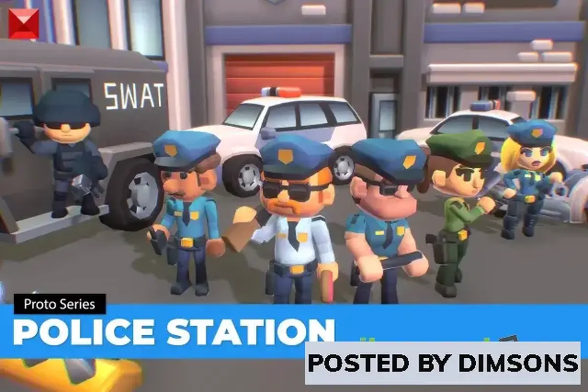 Unity 3D-Models Police Station - Proto Series v1.0