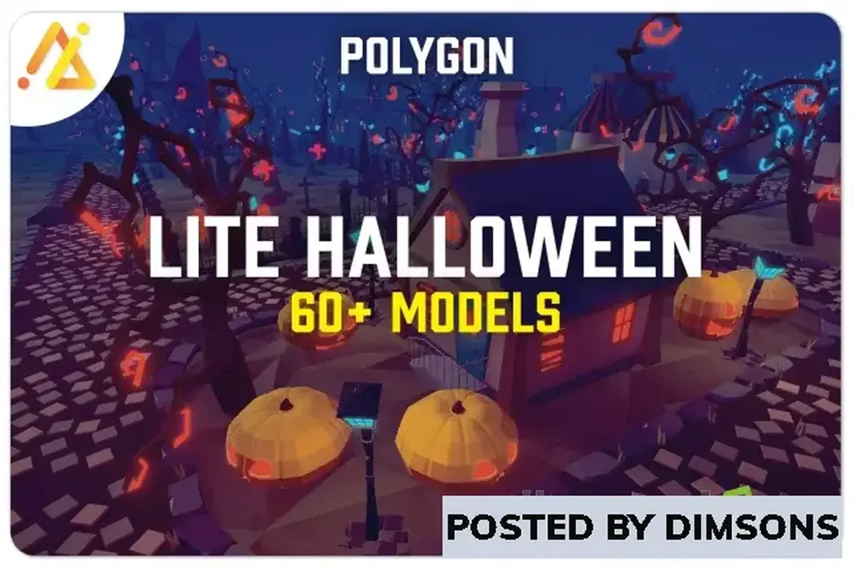 Unity 3D-Models POLY - Lite Halloween Pack v1.0