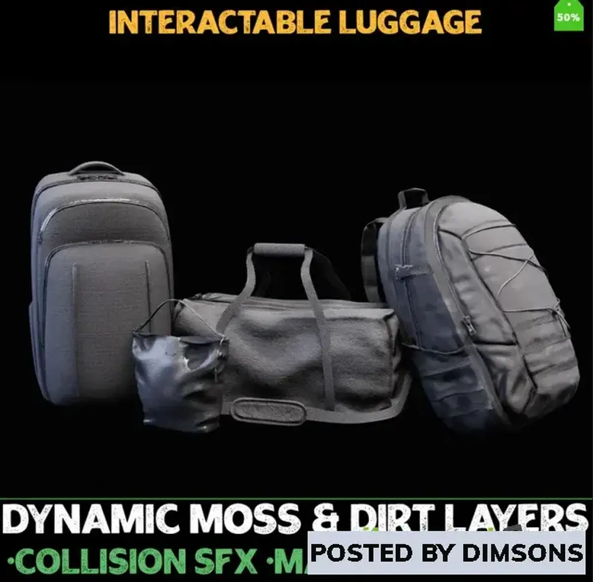 Unreal Engine Props Props - Luggage & Bags vol 2. - Early Access v5.1