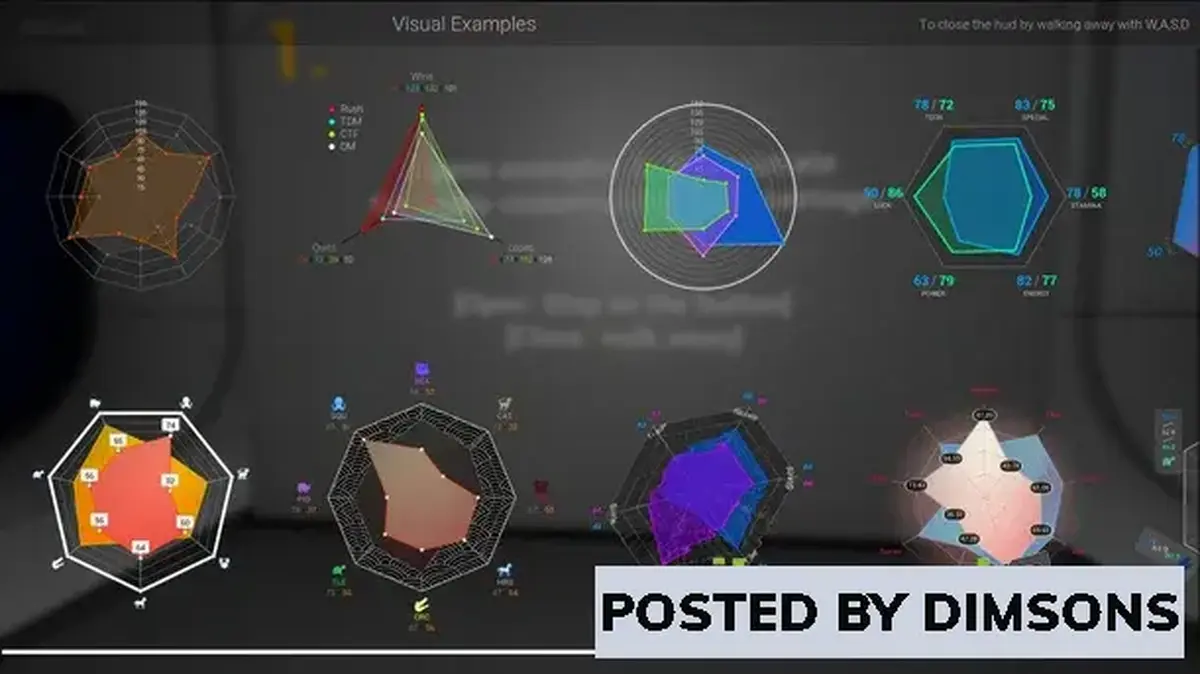 Unreal Engine Code Plugins Radar Chart Widget v5.1