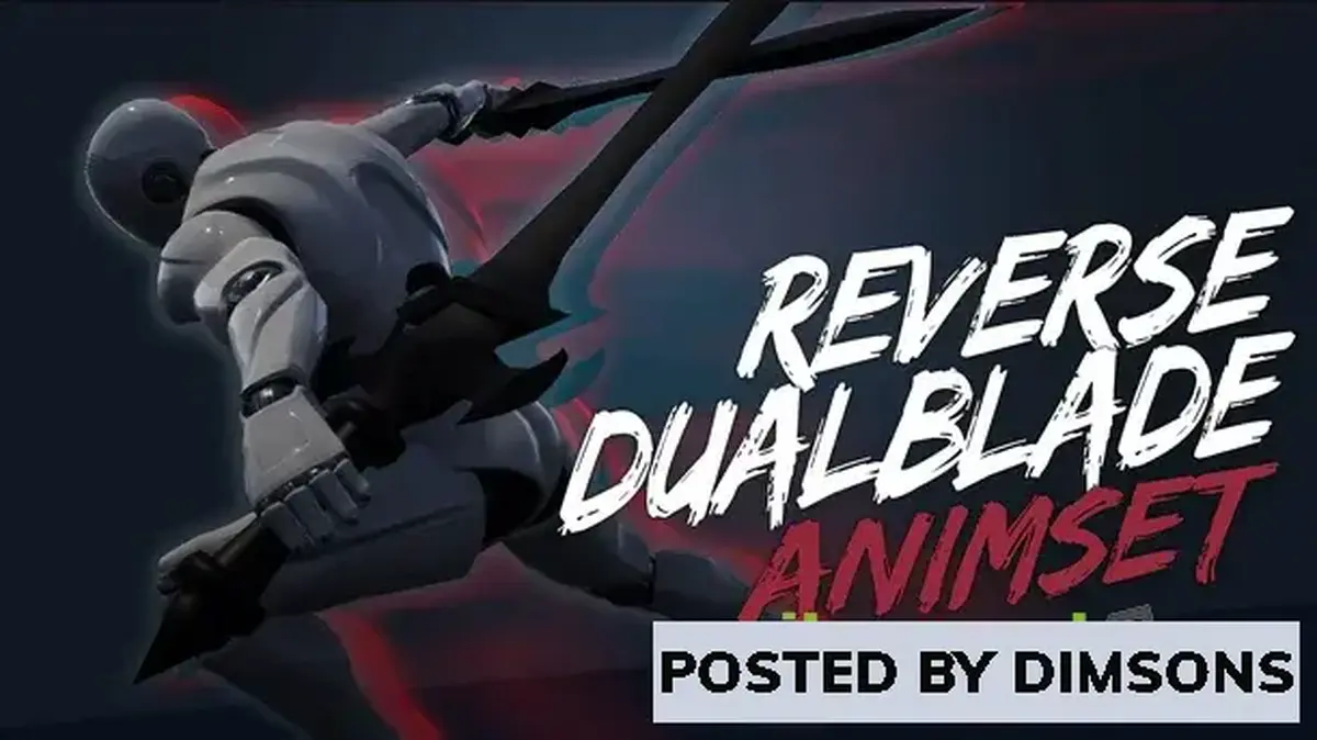 Unreal Engine Animations ReverseDualBlade Animset v5.0-5.1