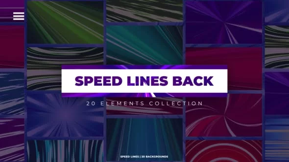 Videohive - Speed Lines Backgrounds 46889740 [Videohive]