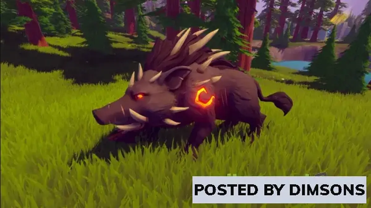 Unreal Engine Characters Stylized Boar Boss - RPG Forest Animal (UE) v4.27+