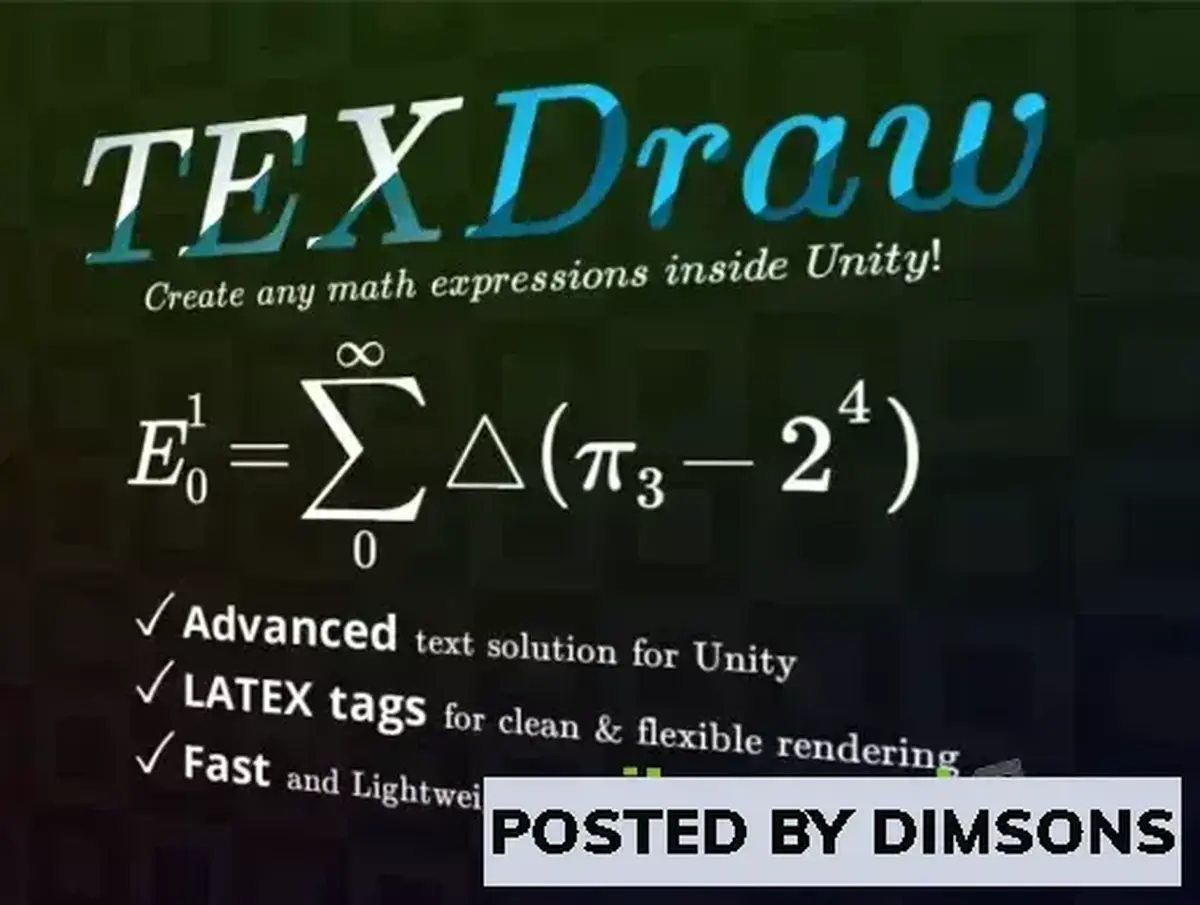 Unity Tools TEXDraw v6.1.0