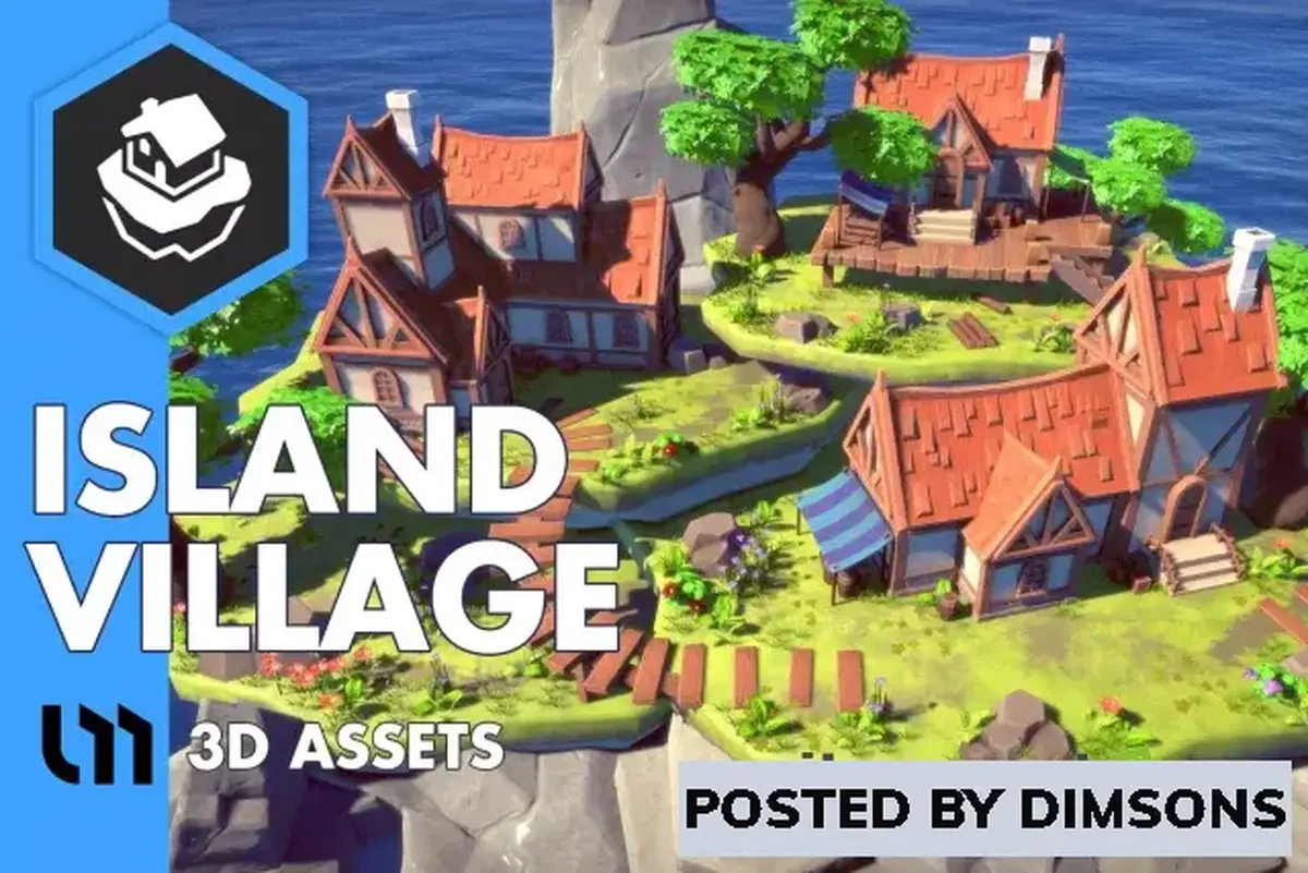 Unity 3D-Models The Island Village v1.0.3