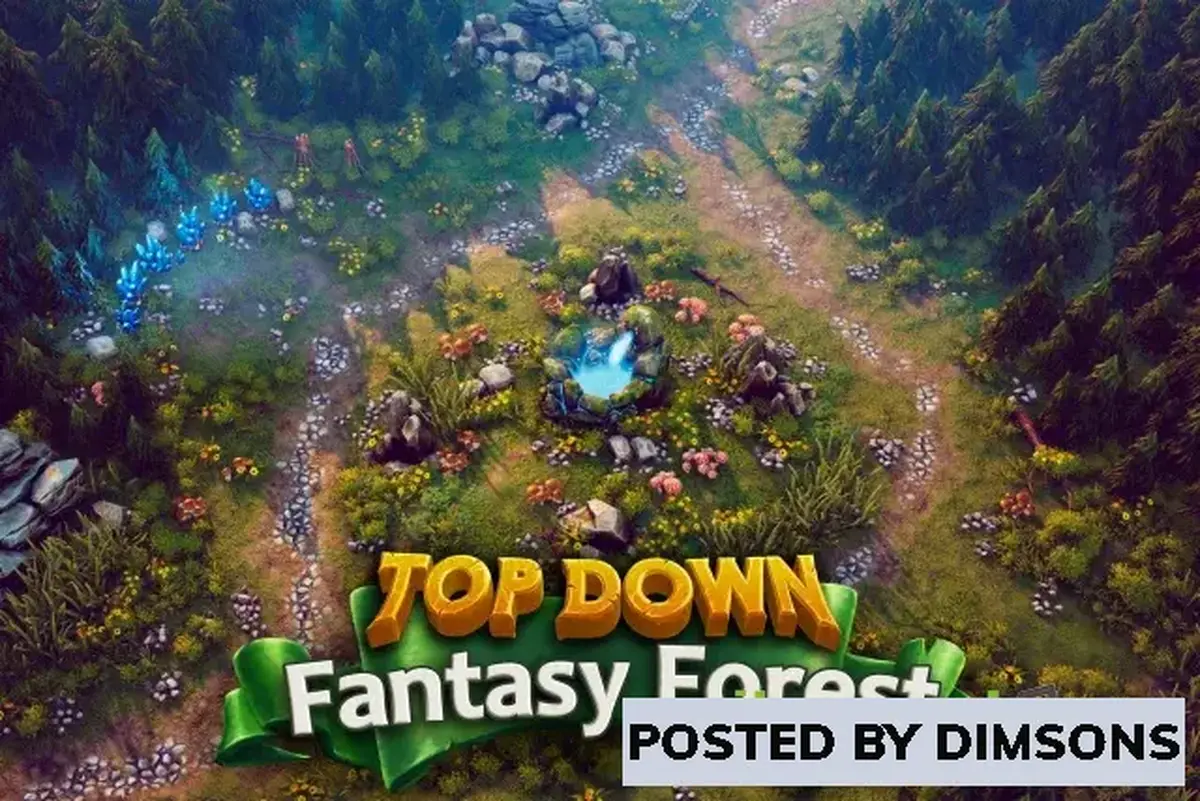 Unity 3D-Models Top Down - Fantasy Forest v1.2.1