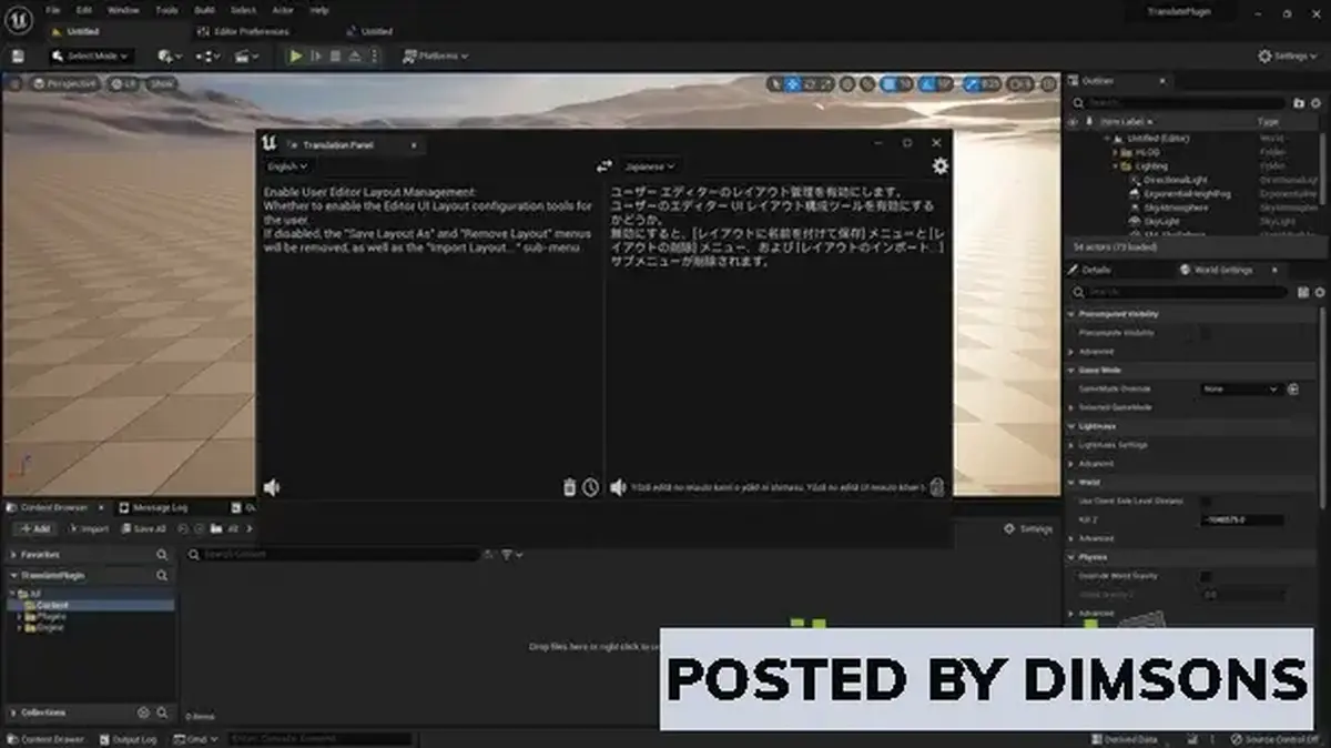 Unreal Engine Code Plugins Translation Toolkit v1.6 (5.0)